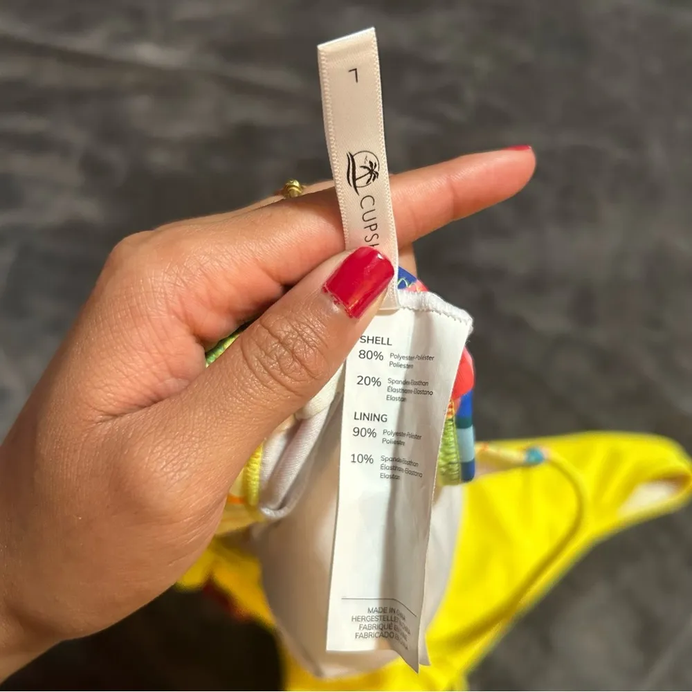 Cupshe floral bikini set- yellow bottoms - Image 5