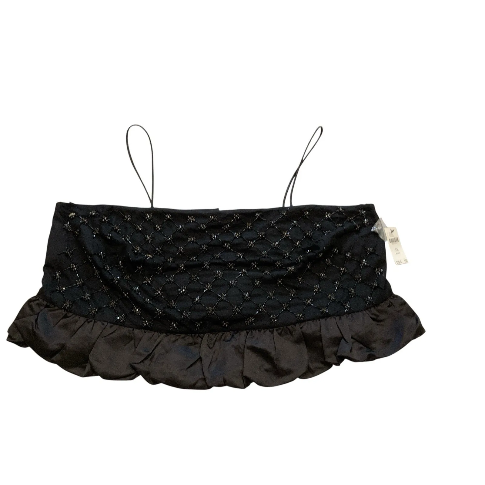 Anthropologie Beaded‎ Satin Crop Tank - NWT - 3X - Image 6