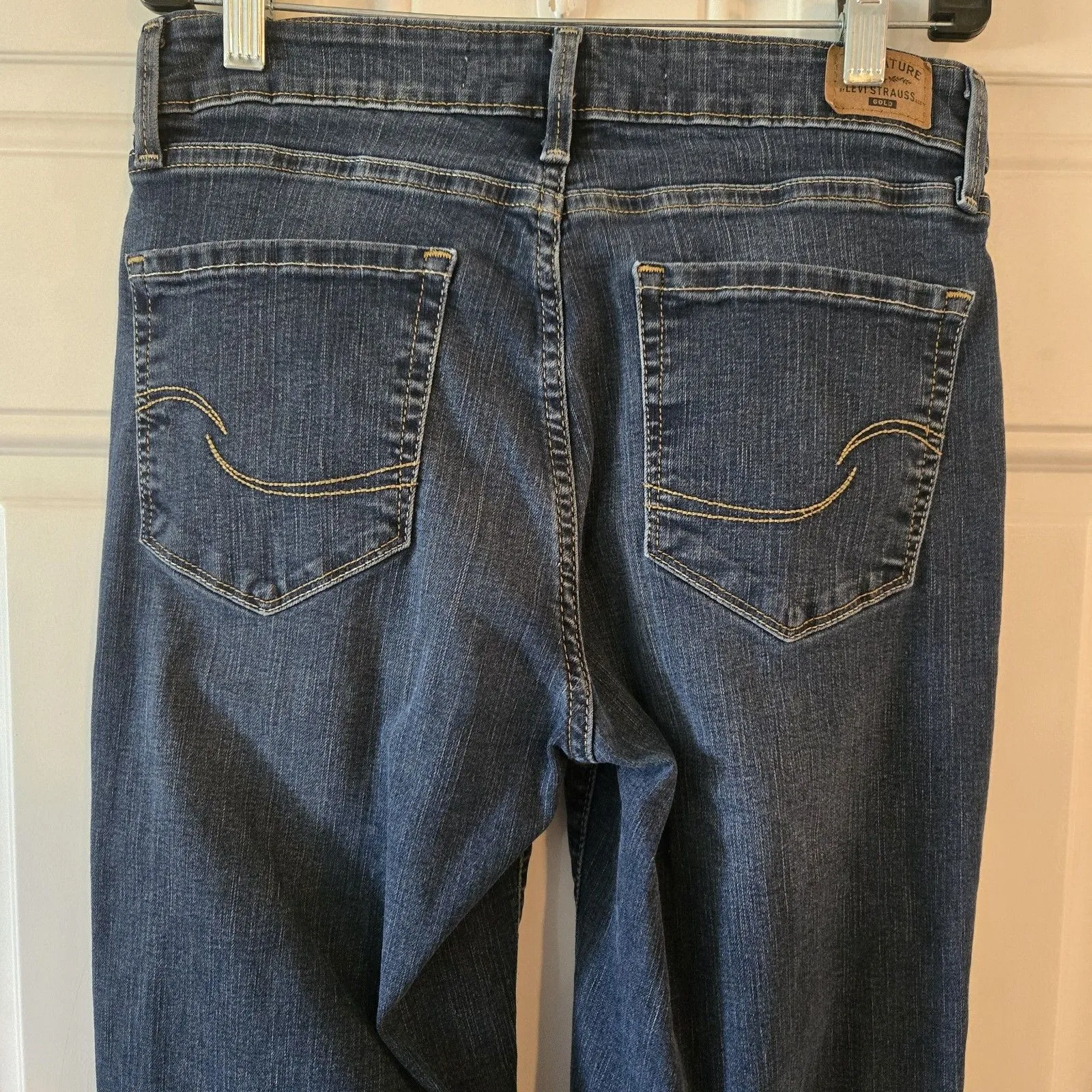 Levis Signature Jeans Sz 6L 28x34 (28x32) MidRise Bootcut Denim Western Pakistan - Image 4