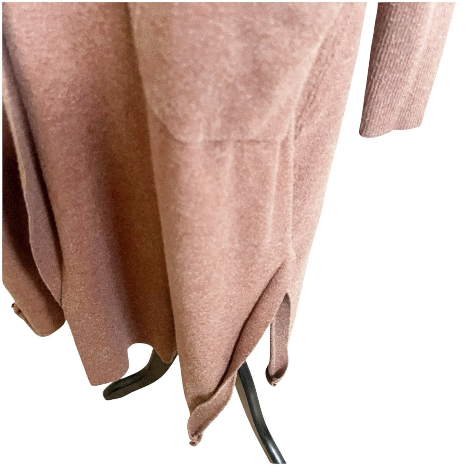 Anthropologie Daily Practice Wrap Longline Cardigan Brown Pockets Small Yoga - Image 8