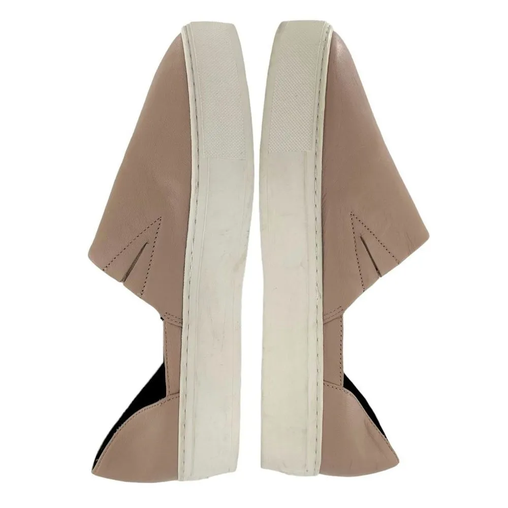 Rebecca Minkoff Nana Nude Leather Slip-On Sneakers Women's Size 9.5 Casual Shoes - Image 5