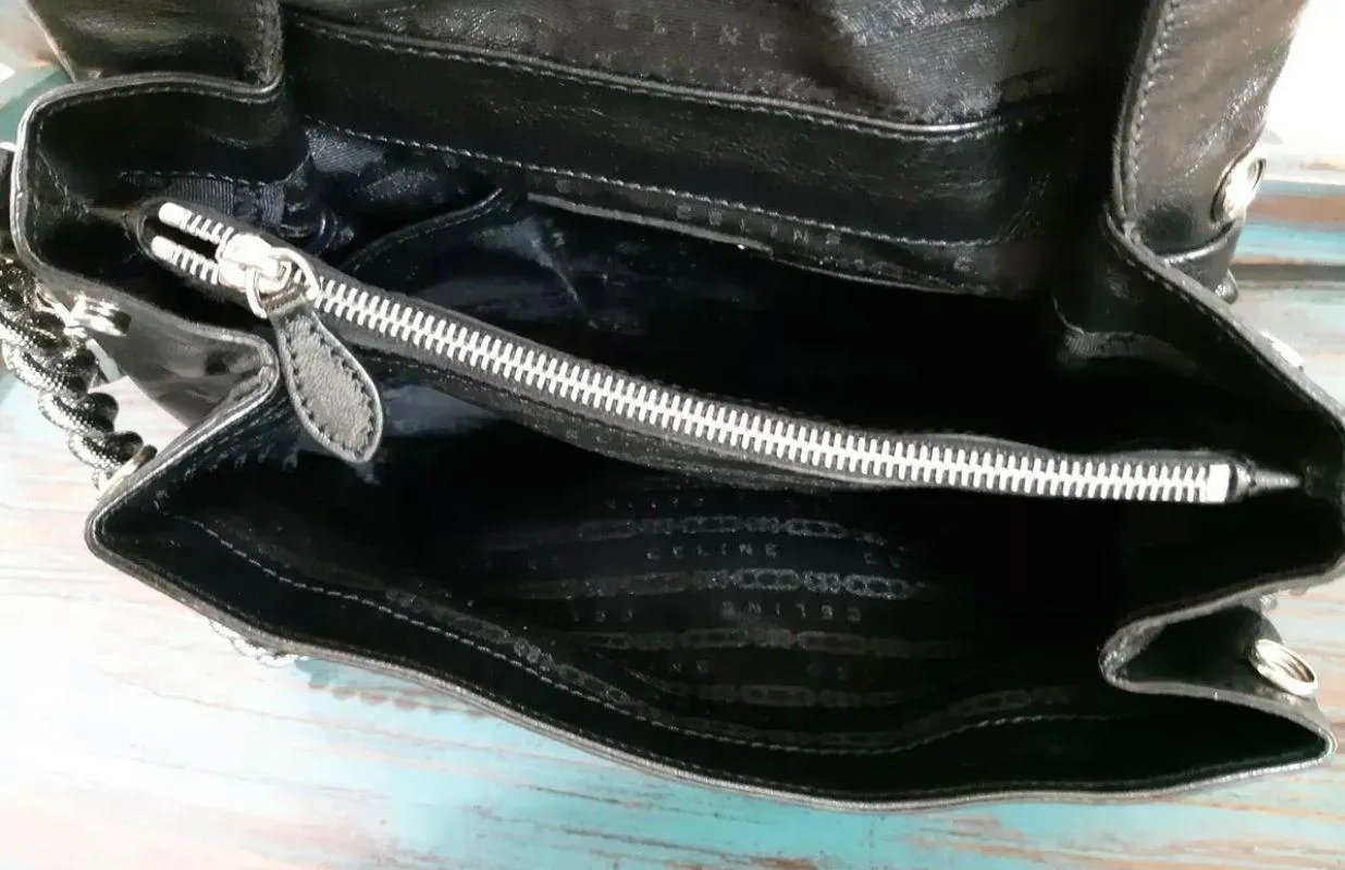 CELINE Auth  Leather Bag - Image 6