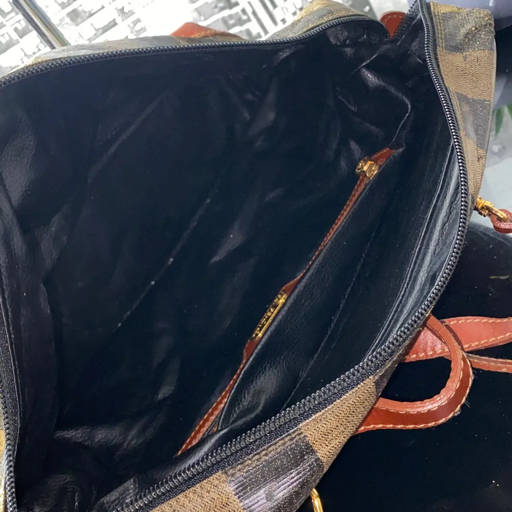 Authentic Fendi Pequin Stripe Bag - Image 12