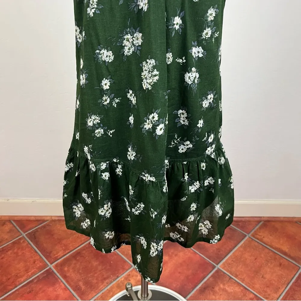 Current/Elliott Green Floral Mini Dress - Image 4