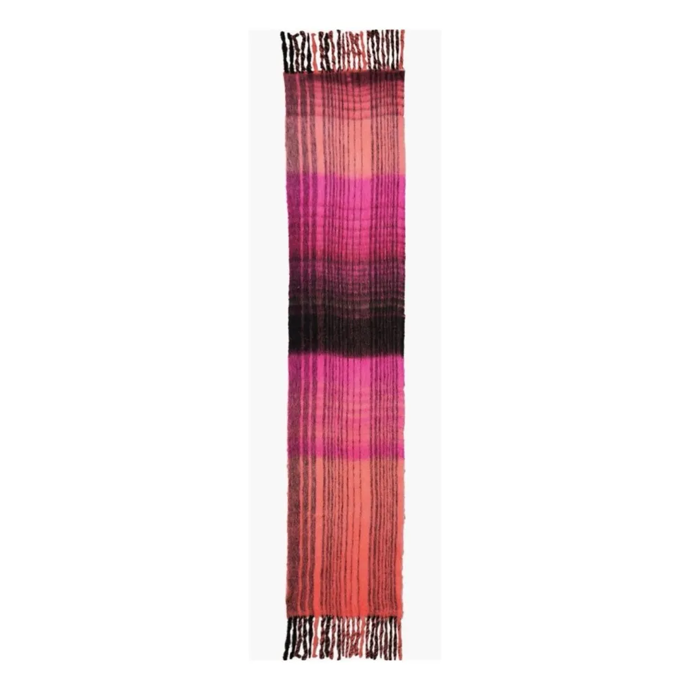NWT Frye Brushed Plaid Fringe Scarf - Image 7