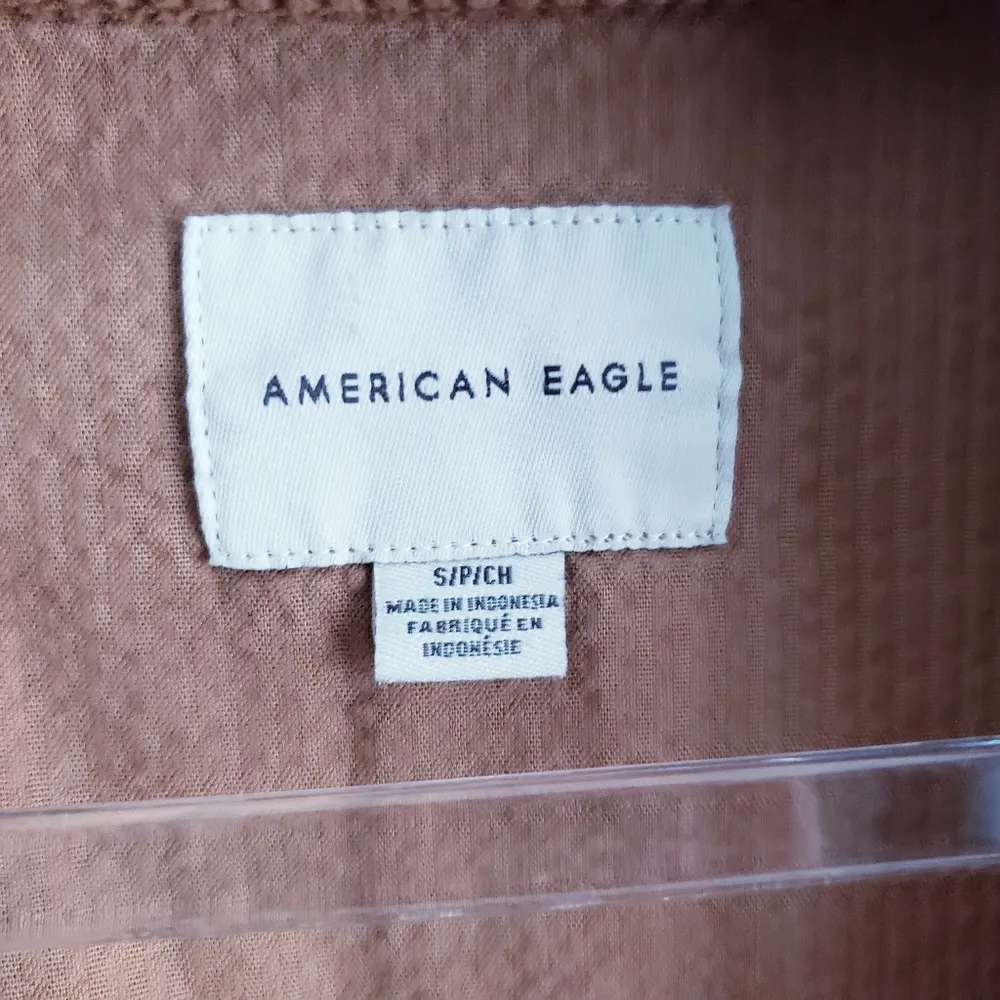 American Eagle Corduroy Distressed Cropped Jacket - Image 7