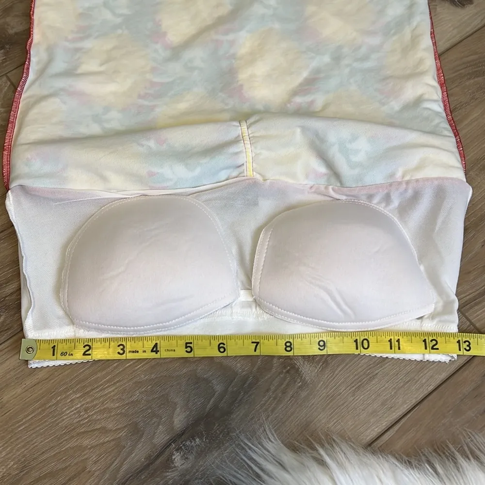 Lime Ricki Banded Halter Pineapple Tankini Top.  Size Large. New With Tags. - Image 10