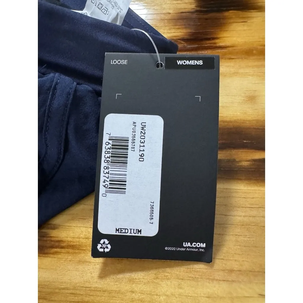 Under‎ Armour Heat Gear Loose Shorts Women’s Size Med Blue Running Sporty Active - Image 12