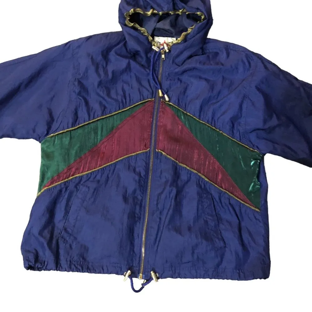 Vintage Active Frontier Jacket Womens Petite L Used Hooded Short Size undefined - Image 11