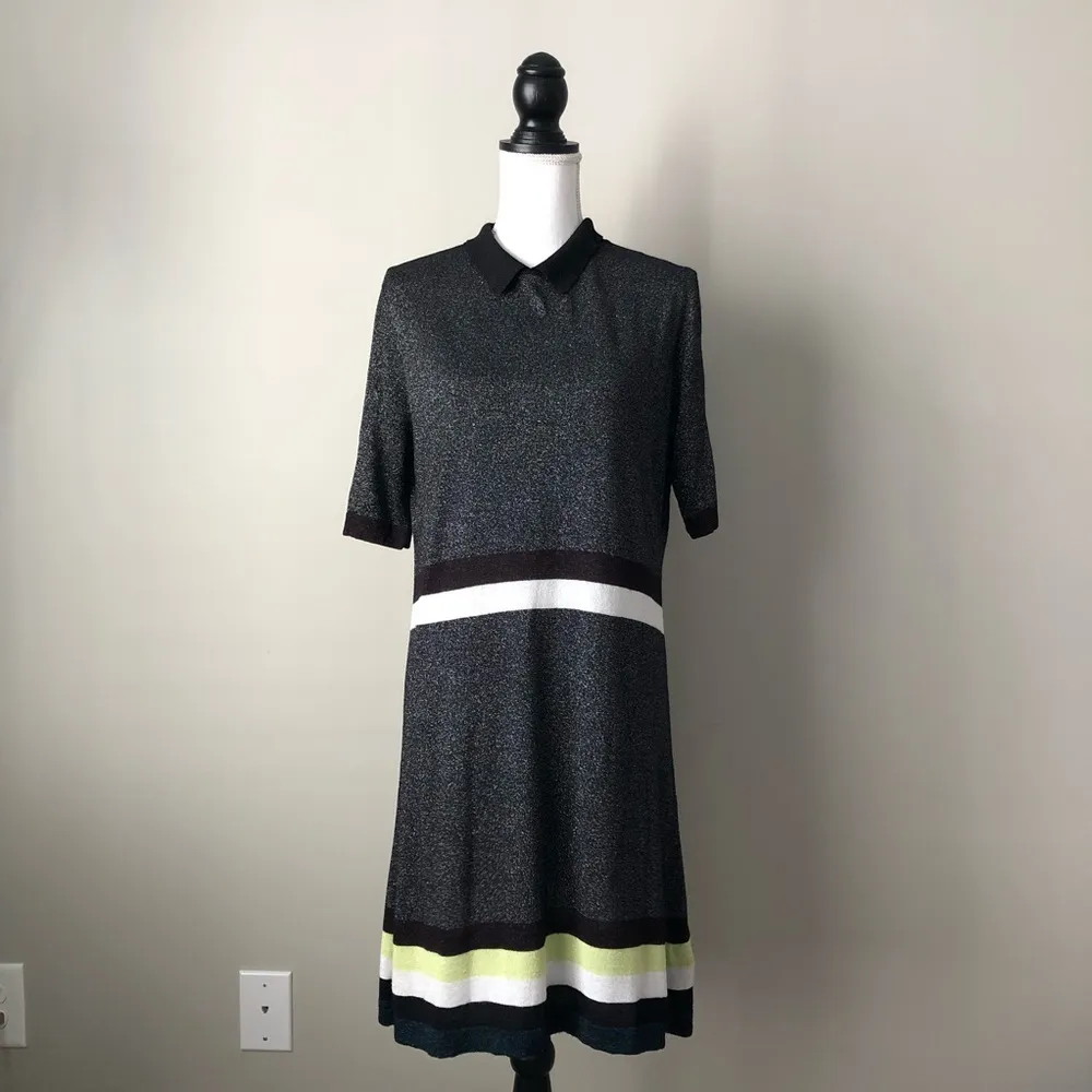 Ted Baker mid length collared sweater dress size 4 - Image 2