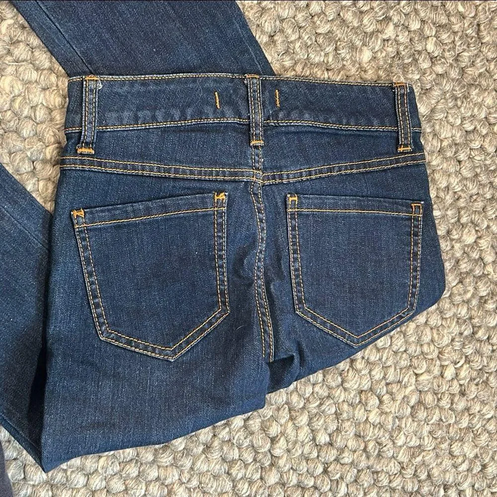 Free People Blue Denim Western Bell Bottom Flare Jean Size 24 - Image 6