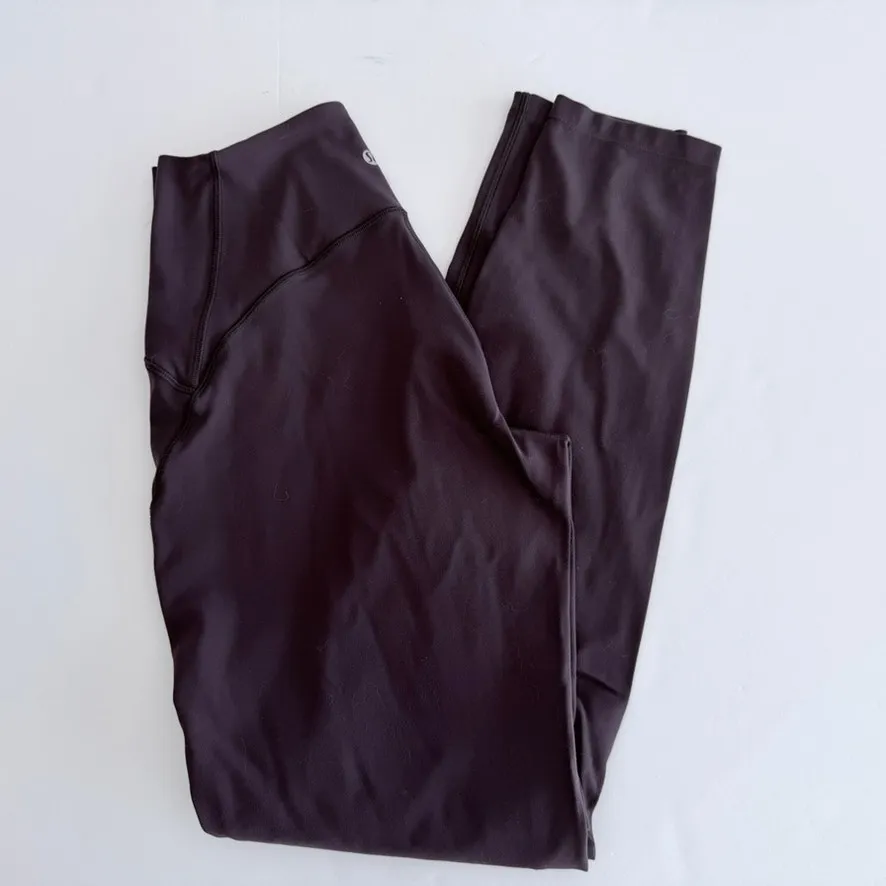 Lululemon Sun Setter Untight Tight 28" Boysenberry Purple Size 8 Nulu Relax Fit - Image 3