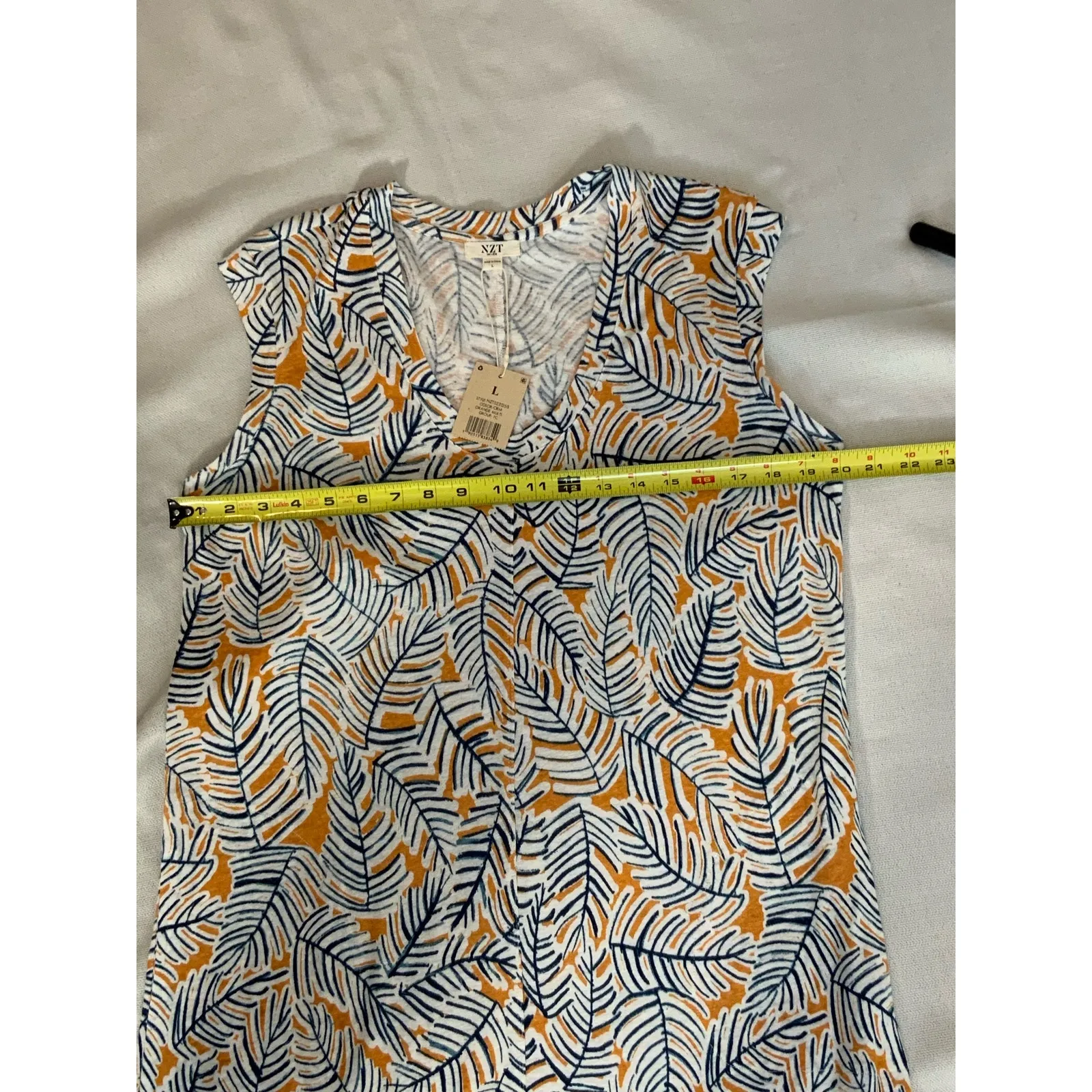 NZT BY NIC+ZOE Palm Scoop Tank Midi‎ Dress - Image 7