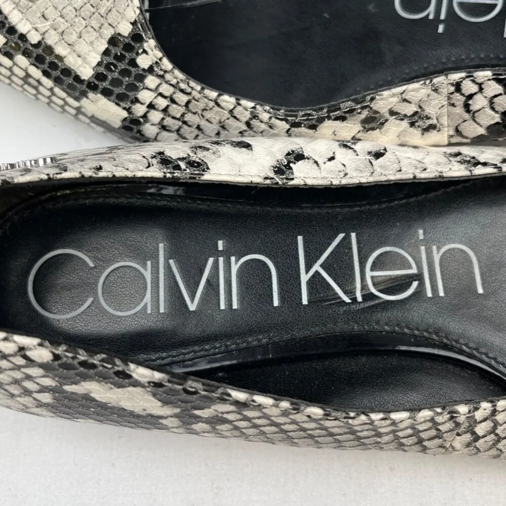 Calvin Klein Emerin Women's Black/White Shoes/Flats Sz 9 SKU 4623 - Image 6