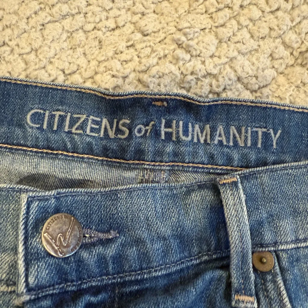 CITIZENS OF HUMANITY Denim Cut Off Shorts size‎ 28 - Image 6