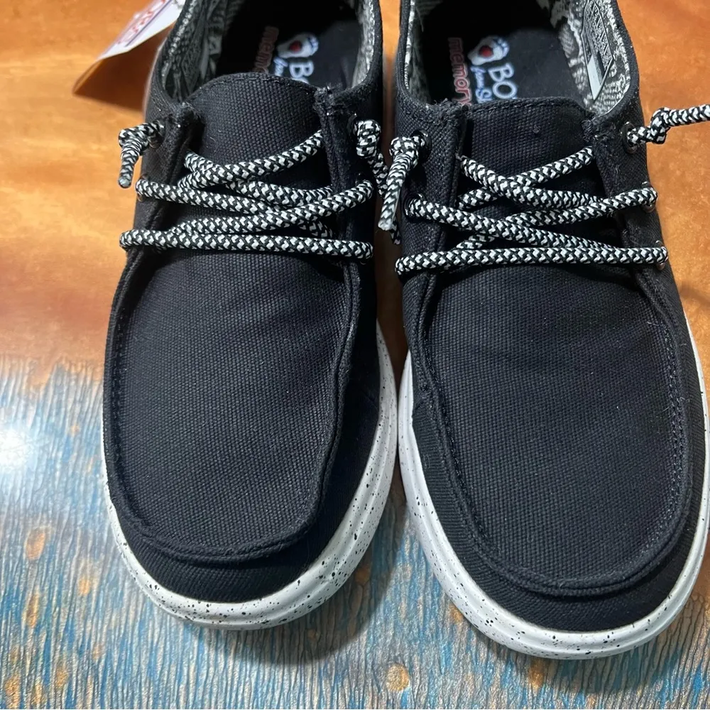 NWT Bobs Skechers Skipper Tide Pool Black white Shoes size 6 slip ons - Image 4