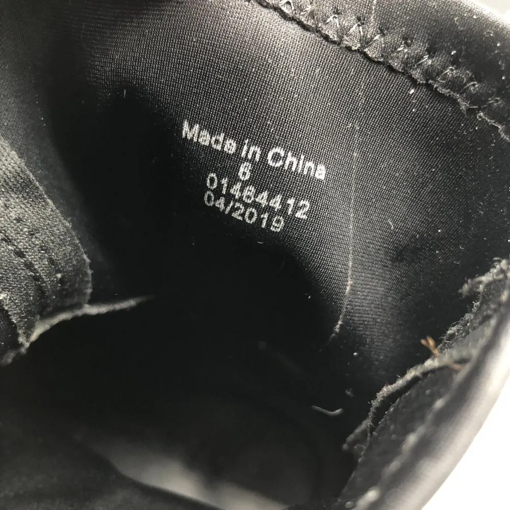 Asos Womens Ankle Sock Boots Block Heel Pointed Toe Slip On Black Size 6 - Image 7