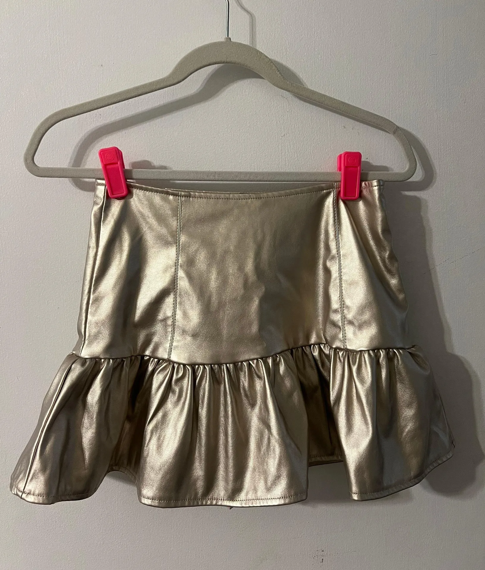 Gold Mini Skirt - Image 5