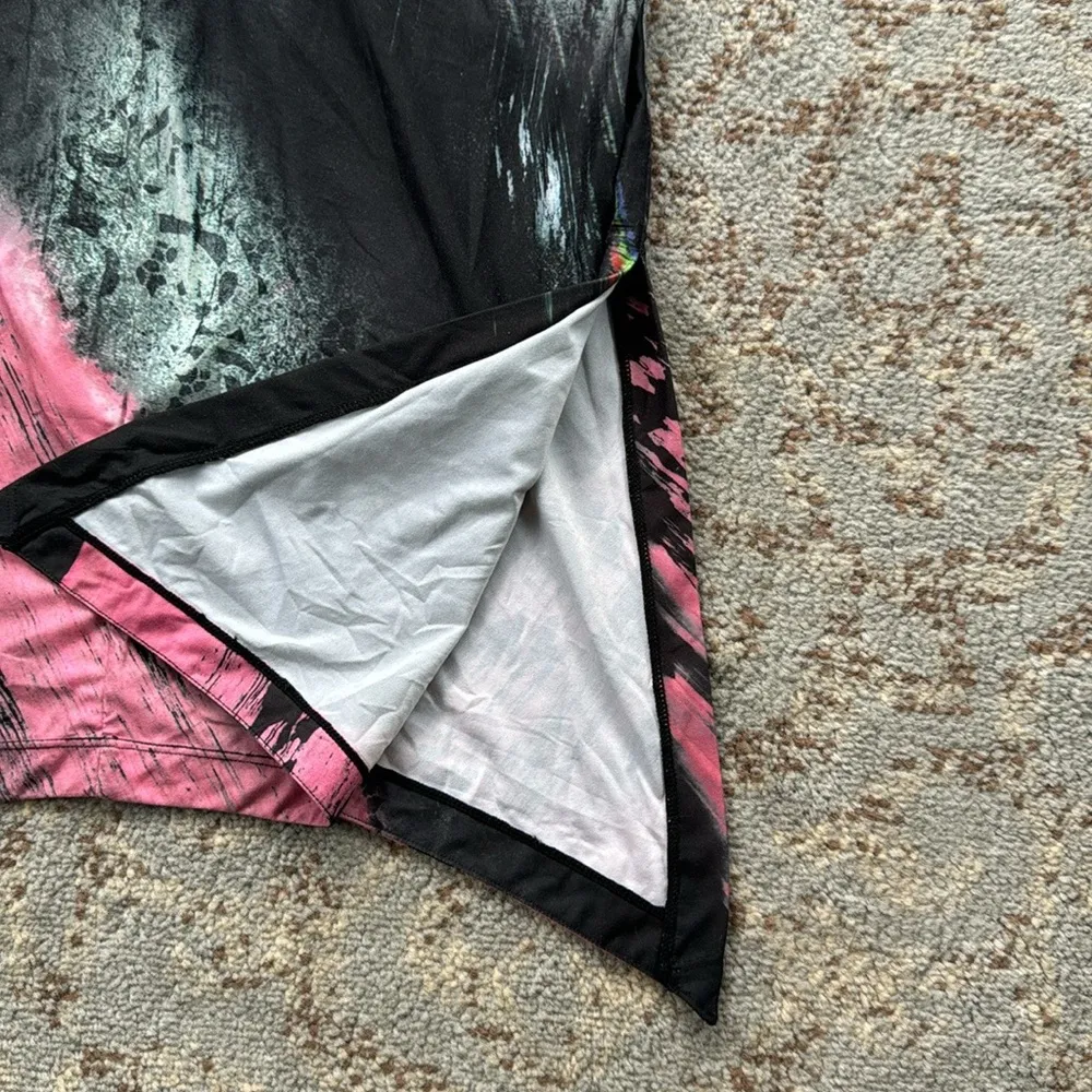 Nanette Lepore  Highland Workout Tank Black Pink Large - Image 7