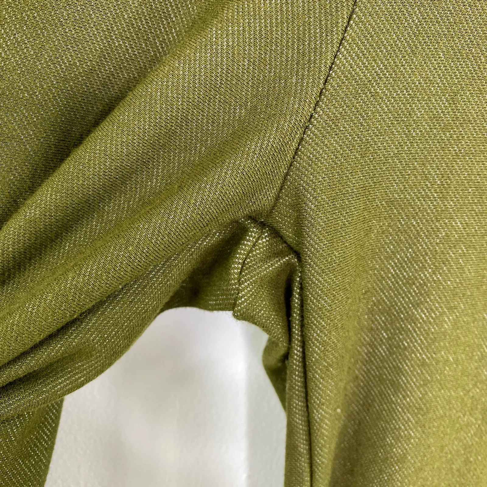 Entro Olive Green Pull On Moto Style Stretch Leggings Women's Size Medium M - Image 6