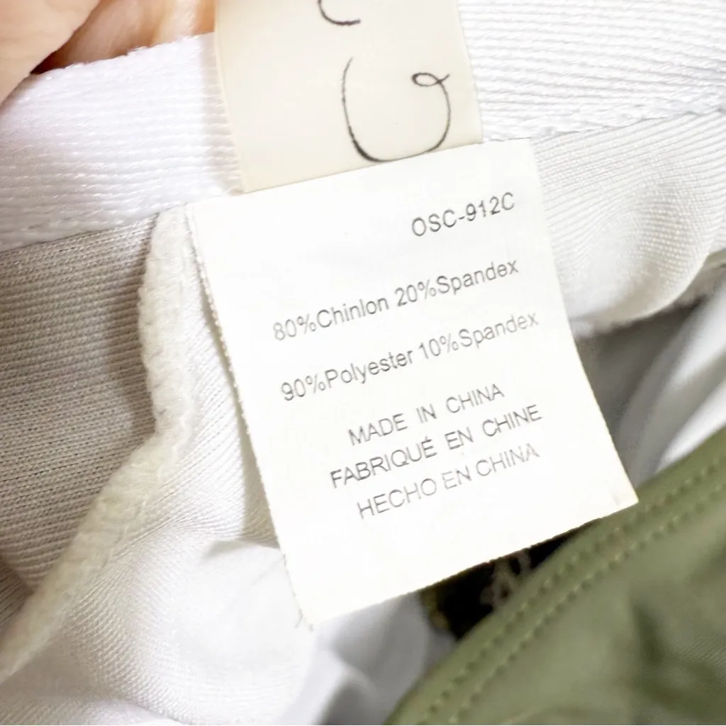 CUPSHE Women's‎ Vintage Lace Swimsuit Swimwear Bathing Suit Green size M - Image 5