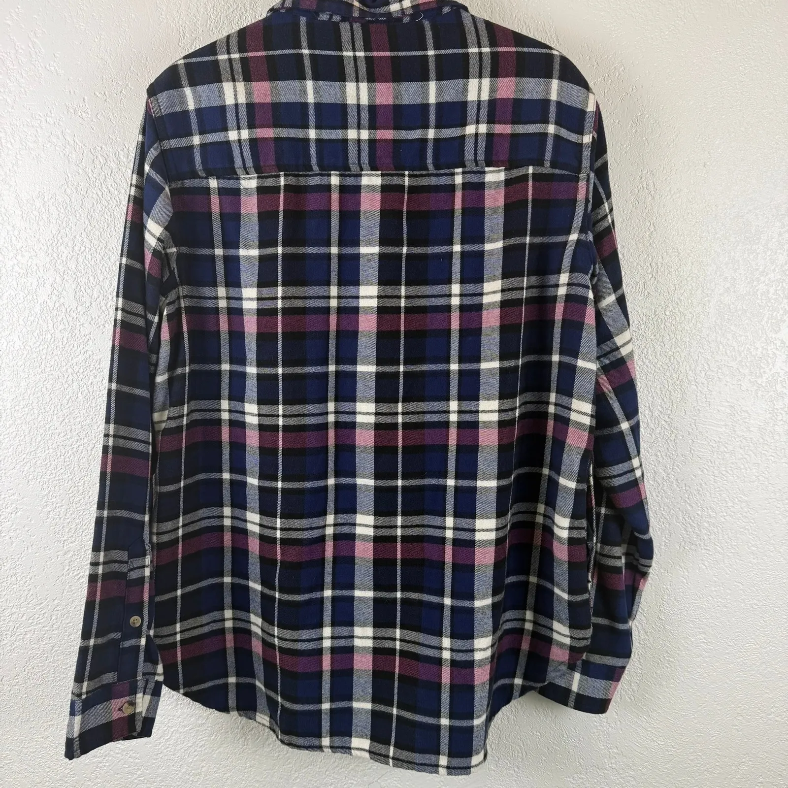 Jachs Girlfriend Plaid Flannel Shirt Eclectic Grandpa Colorful Women's Small - Image 6