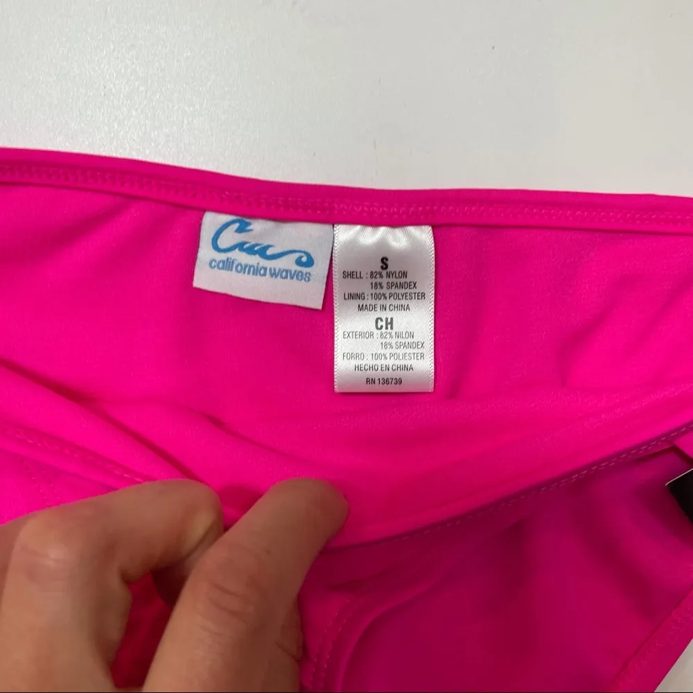 California Waves Ruffle Hipster Bikini Swim Bottom - Image 3