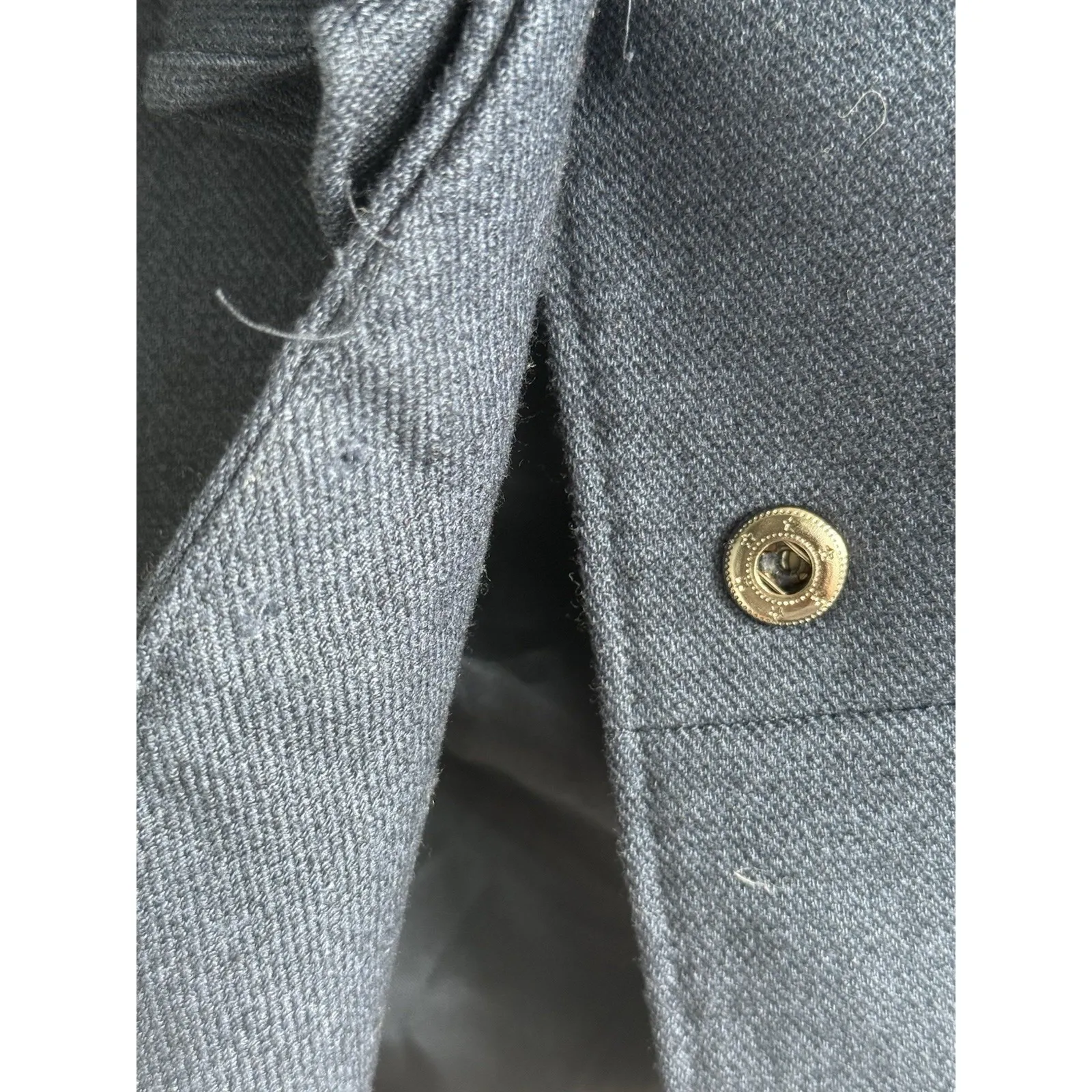 Anne Klein Womens 2 Piece Navy Blue Suit Size 8P 8 *READ‎ - Image 4