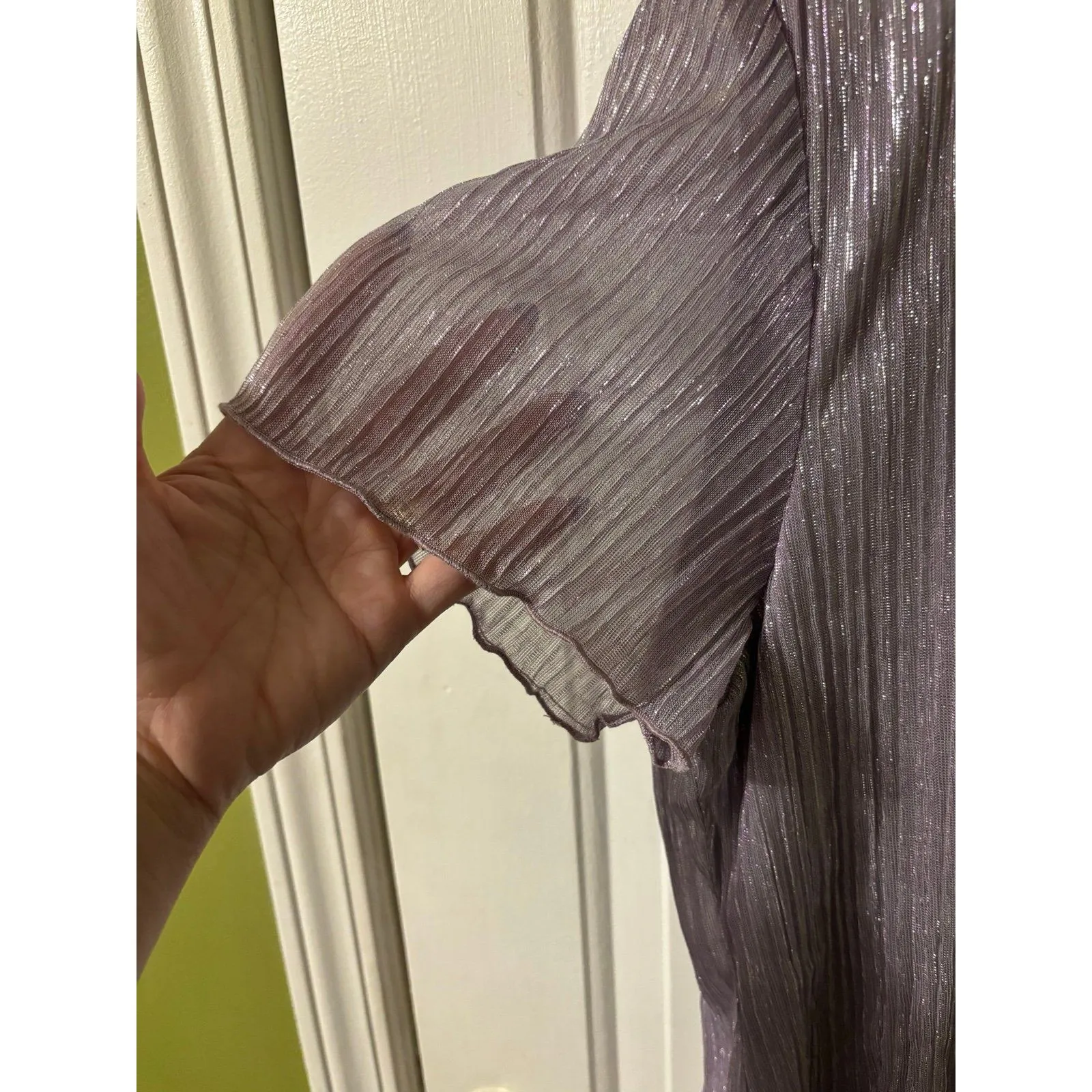 MOTB Connected Apparel women's ruffled layered midi dress size 18 - Image 5