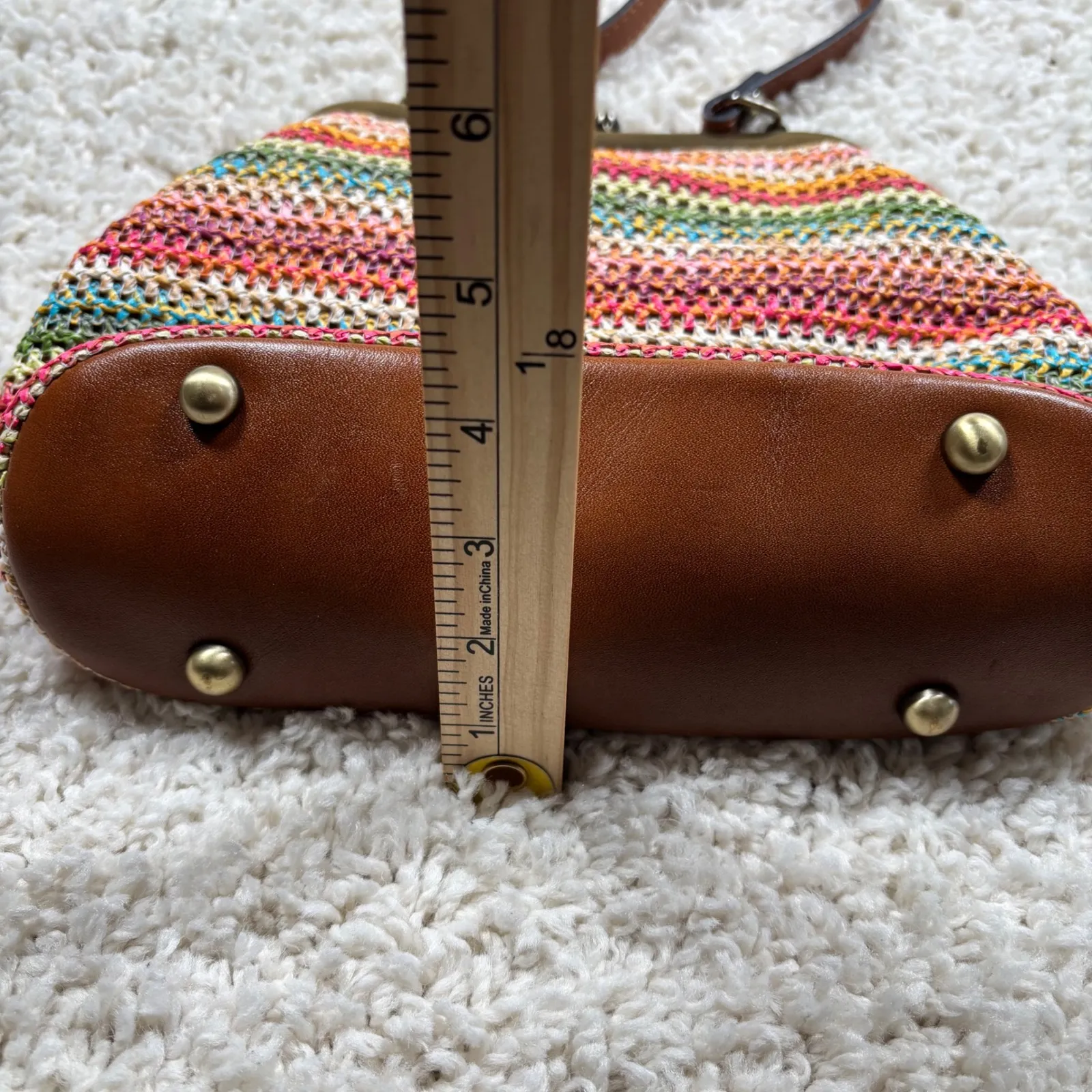 Patricia Nash Larueana Frame Spanish Woven Stripe Purse - Image 12