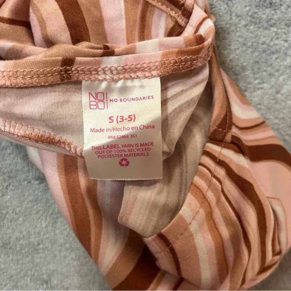 No Boundaries Marble Groovy 90s Basic Crop Top Rave Concert Event Size Small - Image 11