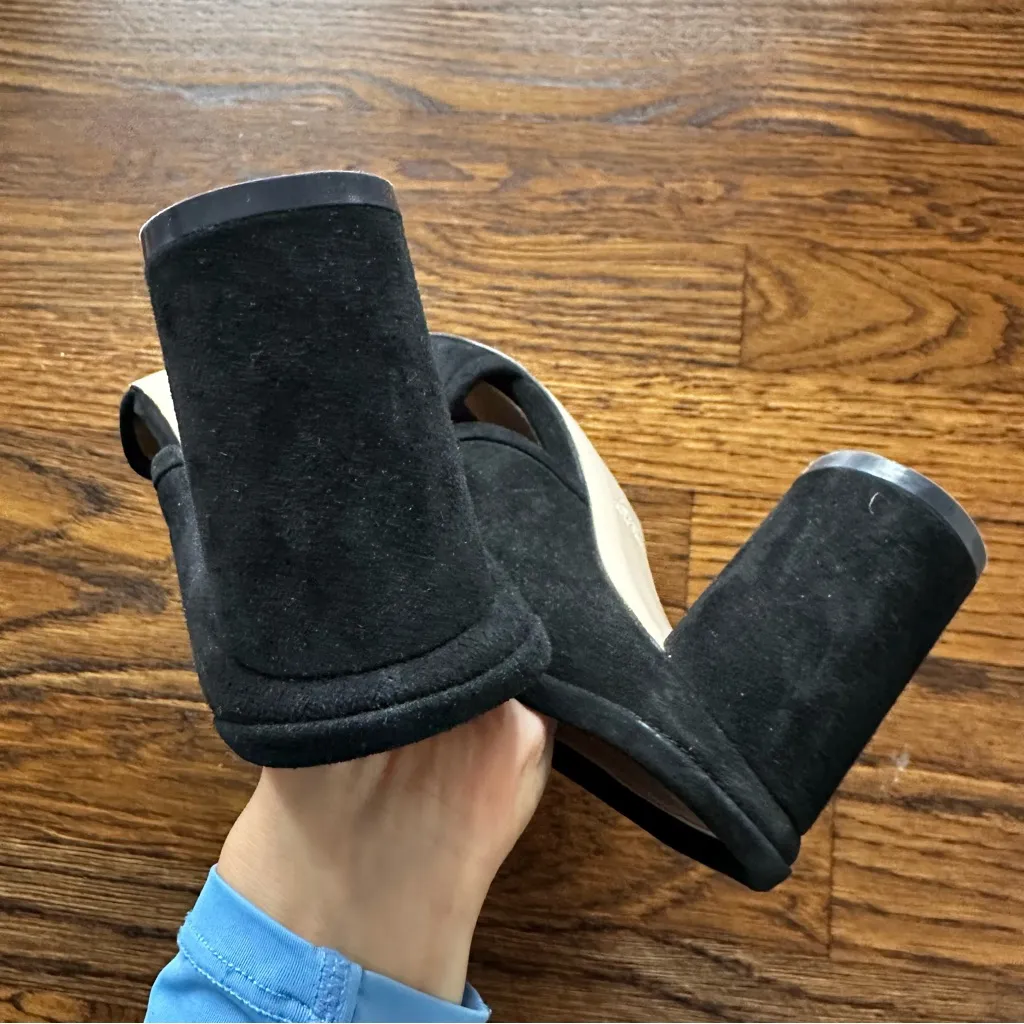 Stuart Weitzman Black Suede Mules - Image 12