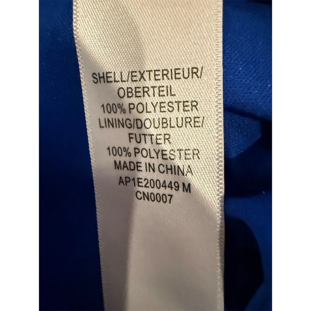 Adrianna Papell Women's One-Shoulder Blue Gown Size 8 Formal Dress - Image 10