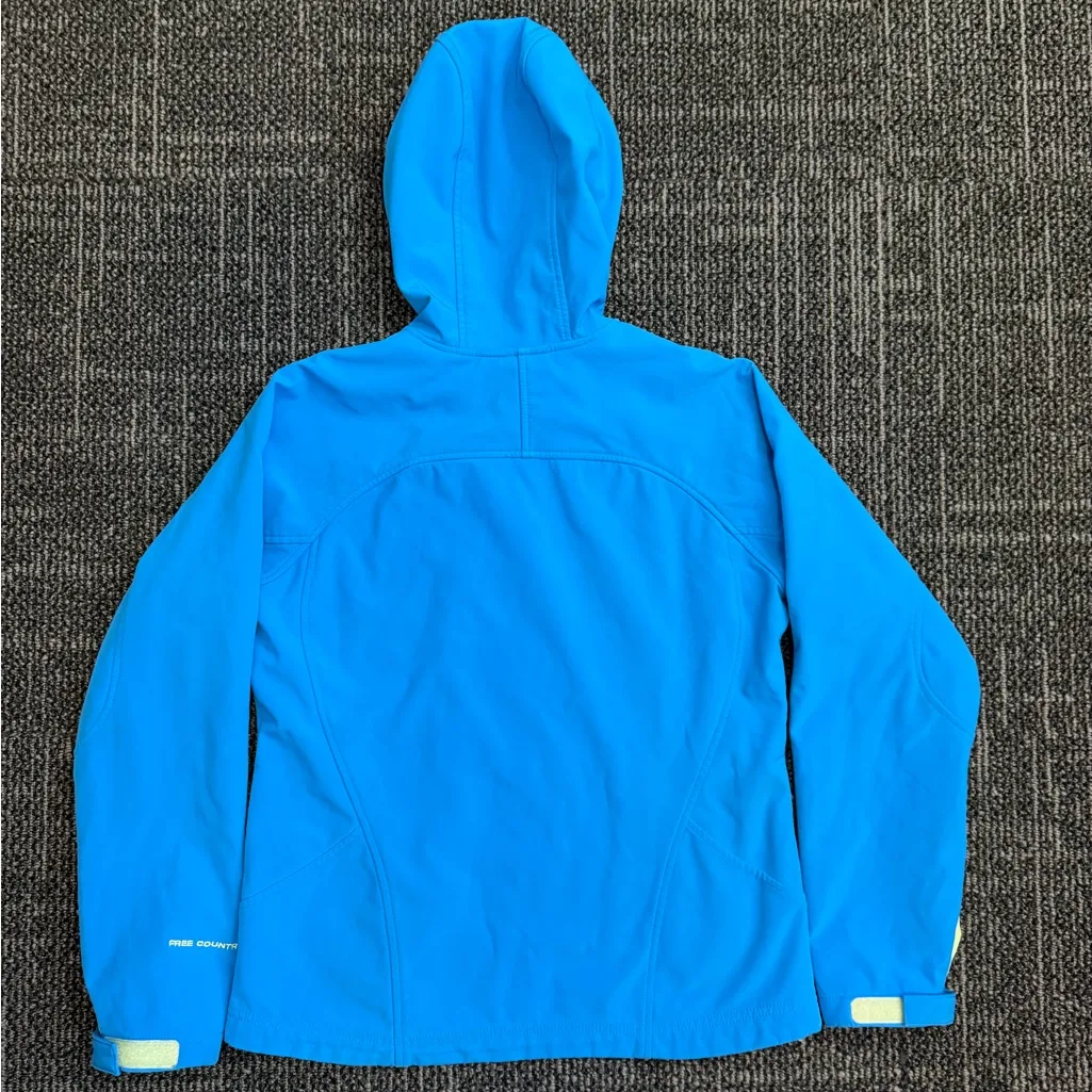 Free Country Women's Softshell Jacket Blue M - Image 4