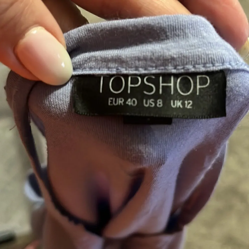 Topshop - Purple - Open Shoulder shirt - M - Image 3