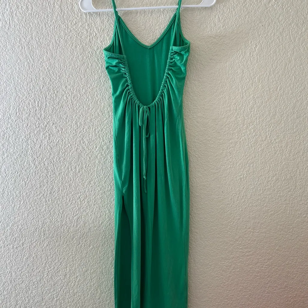 Lovers + Friends Revolve Lucy Green Backless Midi Dress in Kelly Green Small - Image 3