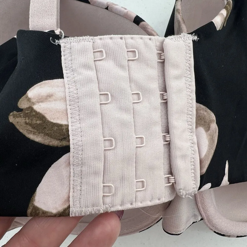 Cacique 44F Bra True Embrace T-Shirt Balconette Lightly Lined Floral Underwired - Image 7