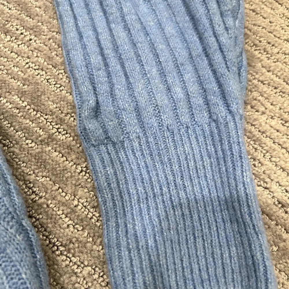 SO Blue Sweater with cut out - Image 5