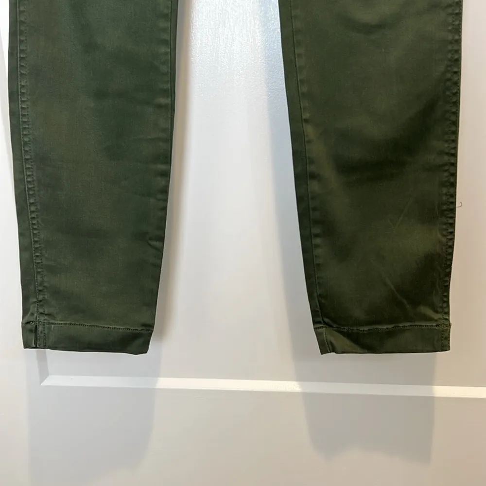 J. Crew Green Ankle Cropped Jeans Slim Fit size 26. - Image 3