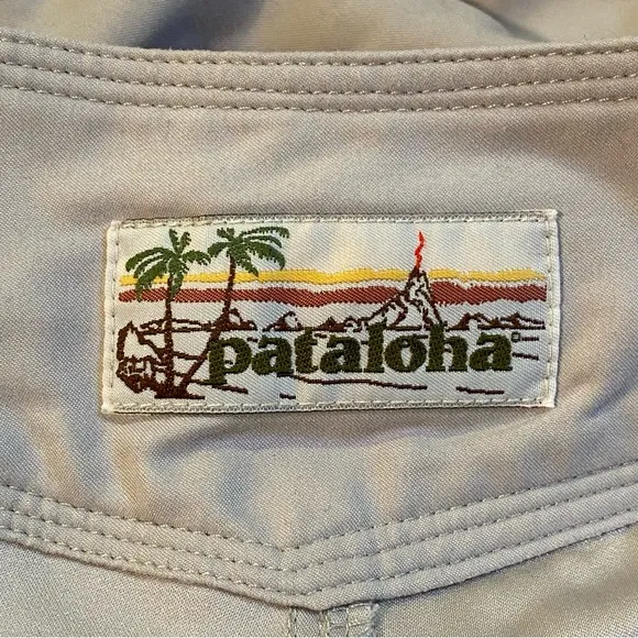 Patagonia Pataloha Wide Leg Cropped Pants Tan Size 8 - Image 2