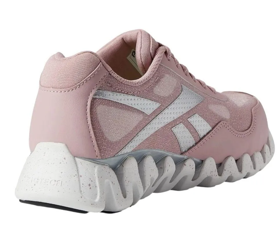 Reebok Womens Zig Pulse Pink & White Safety Shoes Size 10W New without Box - Image 5