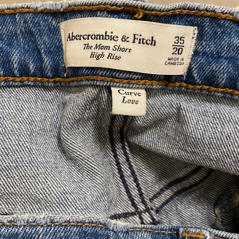 Blue The Mom Short High Rise Curve Love Size 20 - Image 5