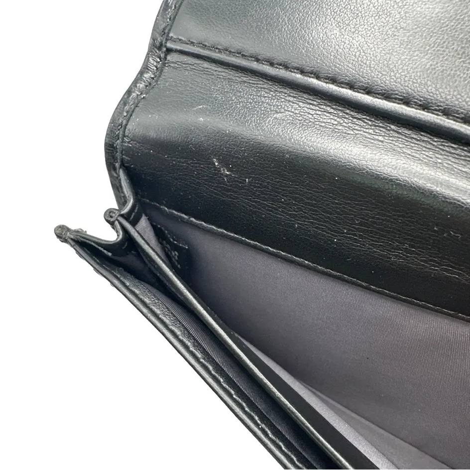 COACH Black Signature Canvas Ashley Wallet - Image 7