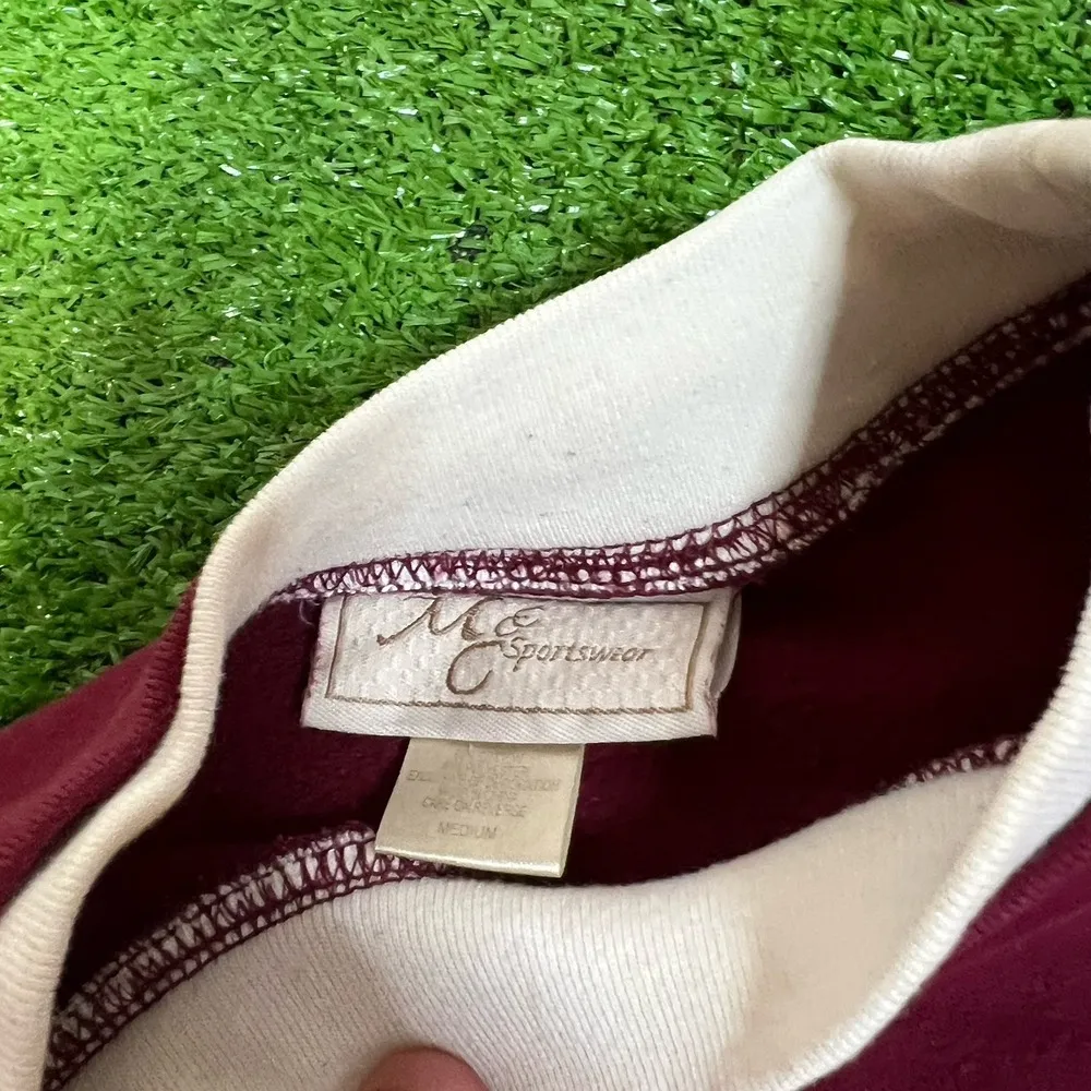 vintage crewneck sweatshirt women's MED. 80s Pullover Grandma Granny Core - Image 3