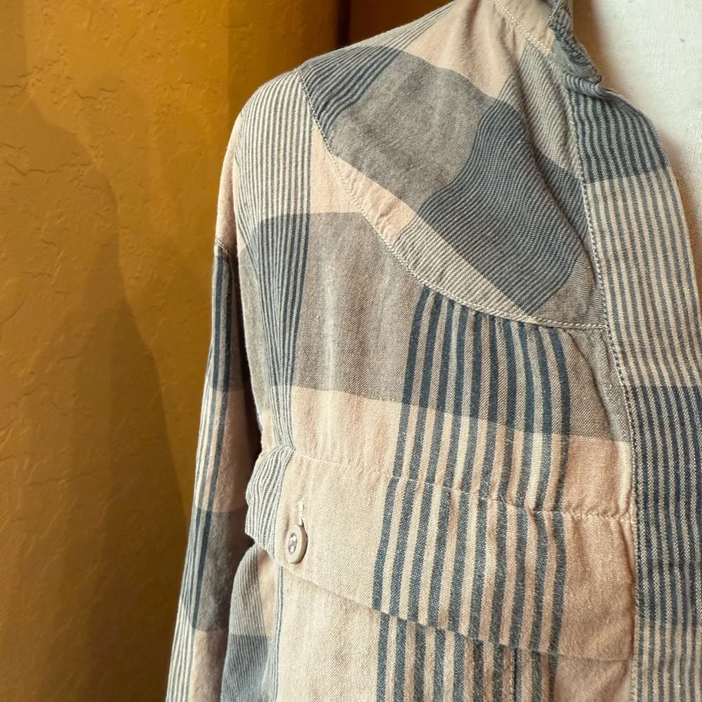 Plaid Button-Up Shirt - Image 4