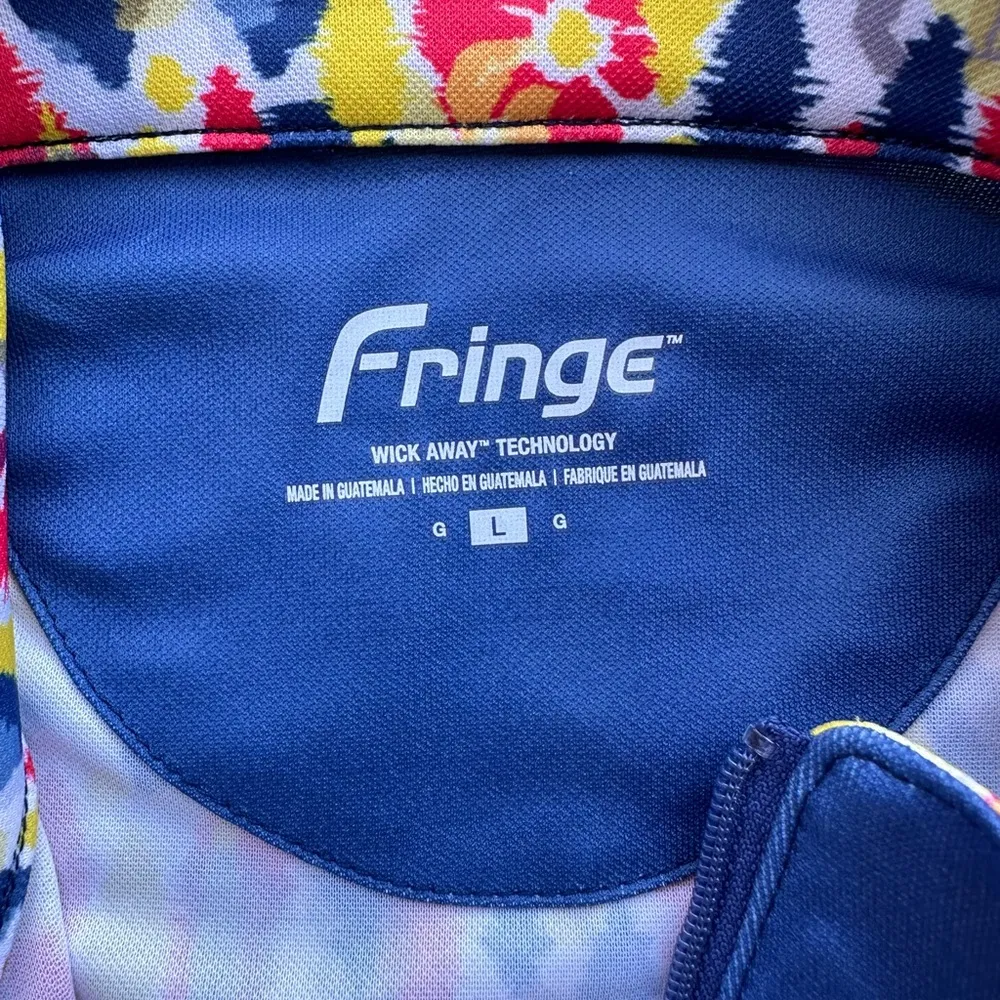 Fringe Peyton Sleeveless Athletic Golf Dress in Blue/Primrose Yellow Size Large - Image 7