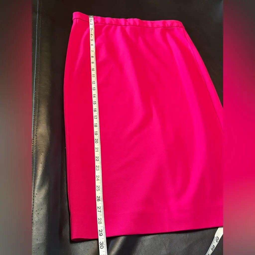J. Crew Vibrant Pink Blazer and Skirt Set size 14 * - Image 11