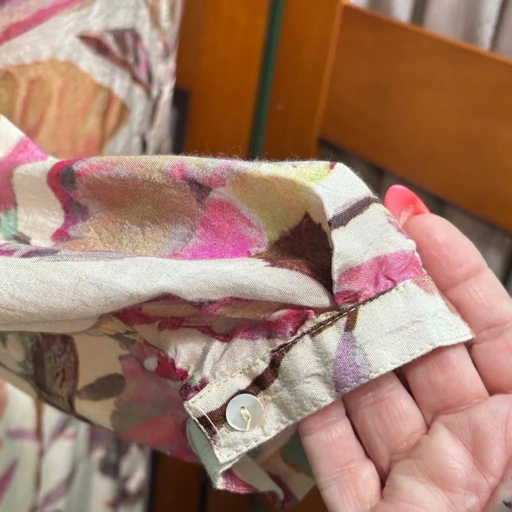 Utsa soft Floral Long Sleeve Dress - Image 6