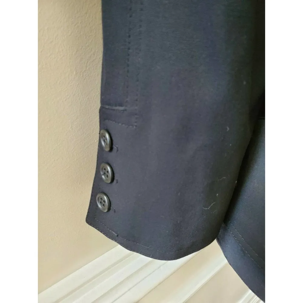 The Limited Stretch Women's Black Polyester Long Sleeve Single Breasted Blazer M - Image 5