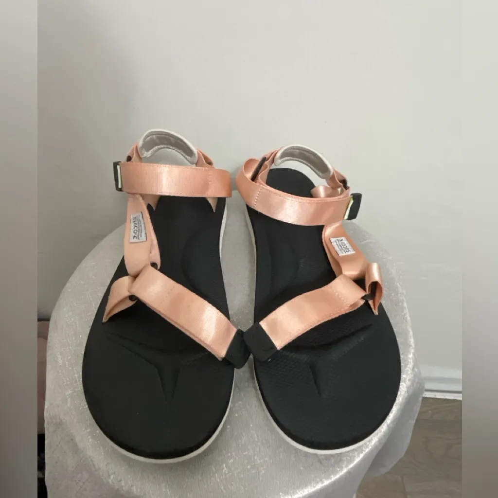 Suicoke Women's Pink Satin Strap
Sandals - Image 2